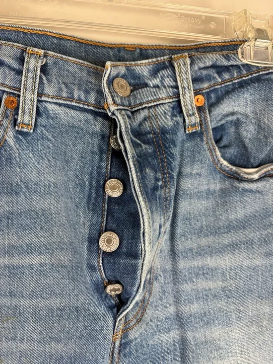 Levi's Light Blue 501® S NWOT High-Rise Jeans 29x32 button fly - Picture 4 of 9